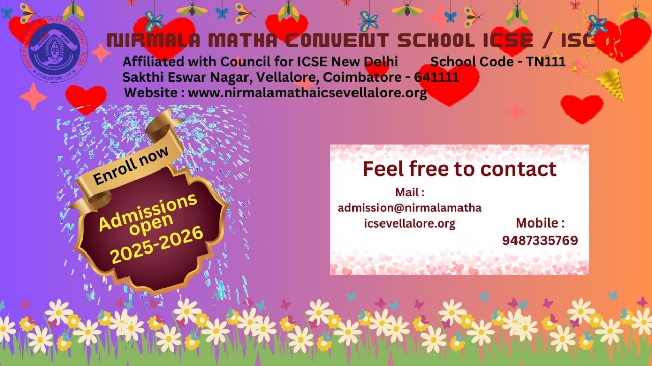 Nirmala Matha Convent School ICSE Vellalore